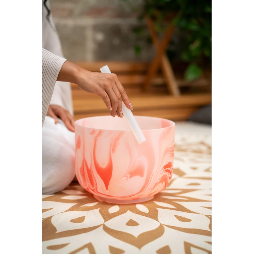 Campana di cristallo | 10'' Arancione, chakra sacrale